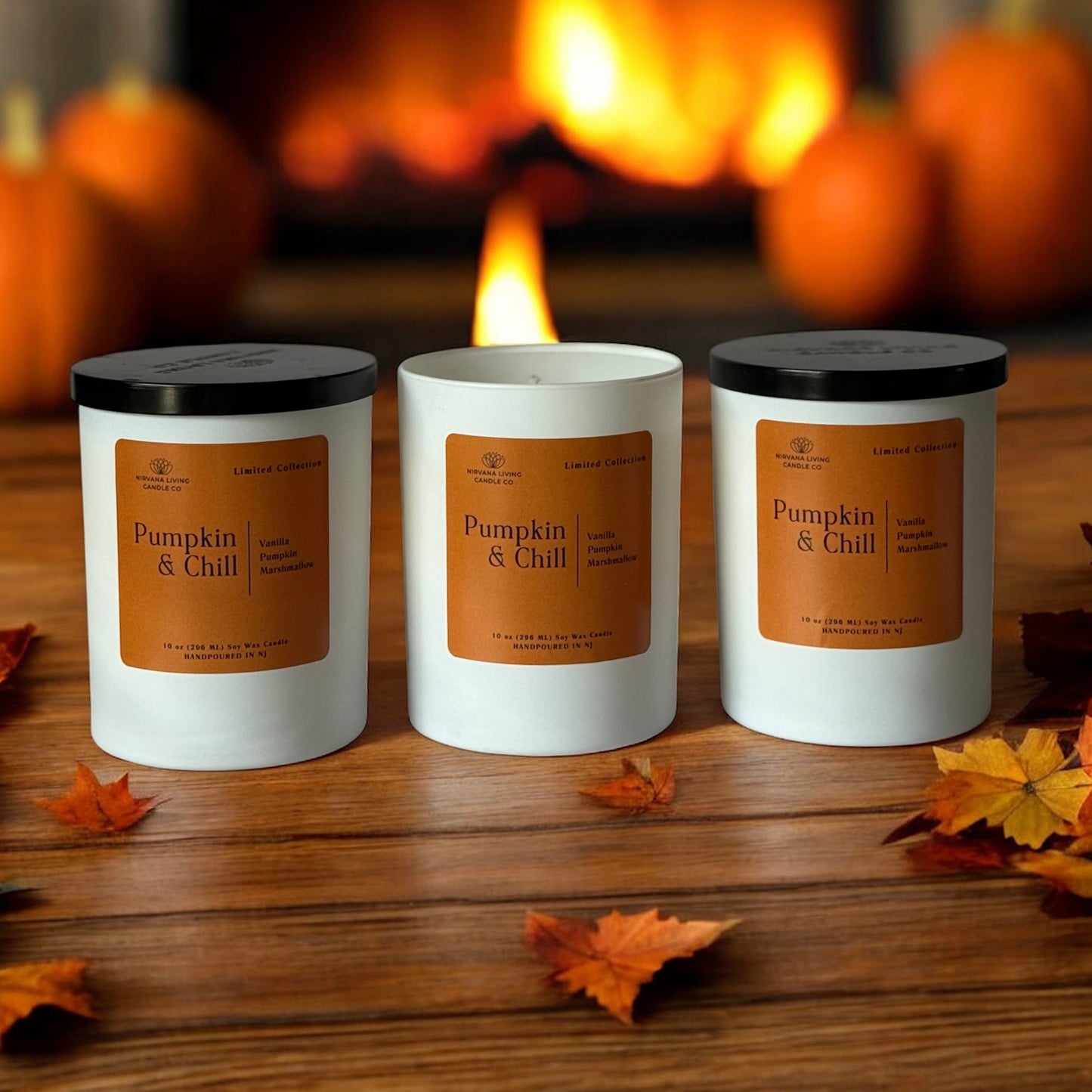 PUMPKIN & CHILL 10OZ CANDLE