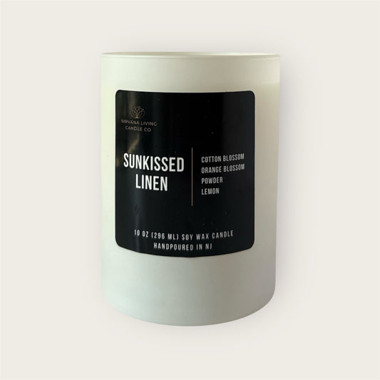 SUNKISSED LINEN 10OZ CANDLE