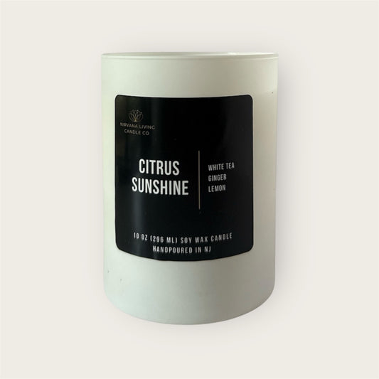 CITRUS SUNSHINE 10OZ CANDLE